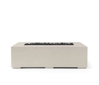 SONOMA 56 Rectangular Outdoor Fire Pit, 56x30x16 Concrete Gas Fire Feature