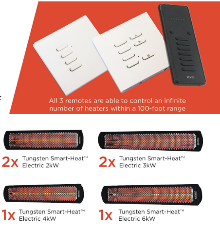 Bromic Patio Heater Wireless Controllers – On/Off, Dimmer & Master Remote for Gas & Electric Heaters