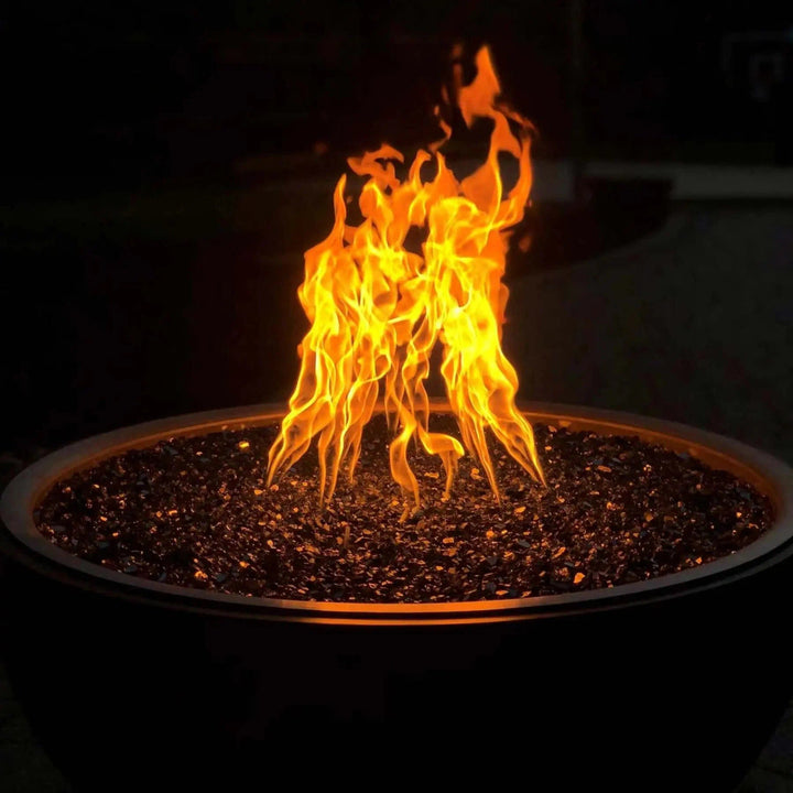 HPC Fire Aluminum Spun 120 VAC Electronic Ignition On/Off Fire Pit Bowl