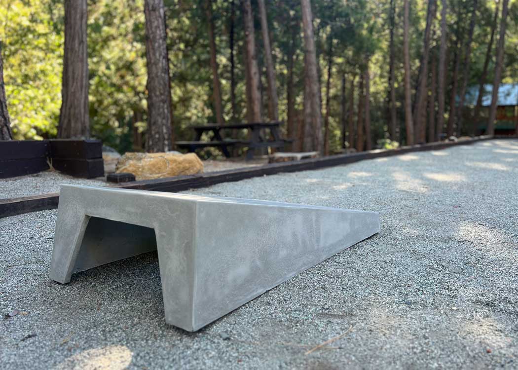 Concrete Cornhole Co. Modern All-Weather Concrete Cornhole Boards - Set of 2