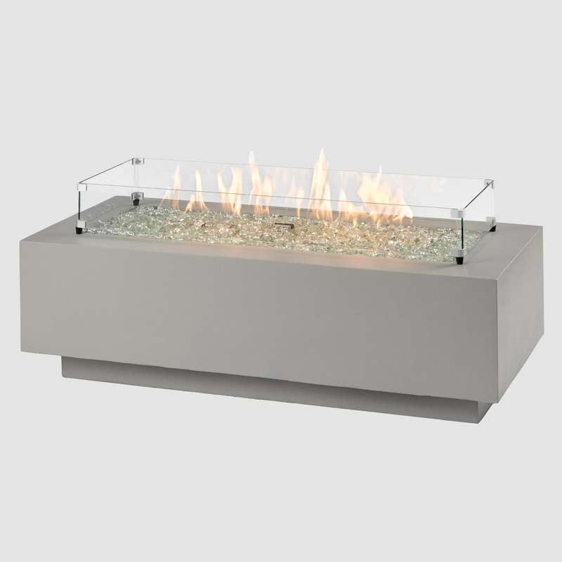 Cove 54" Linear Gas Fire Table in Natural Grey