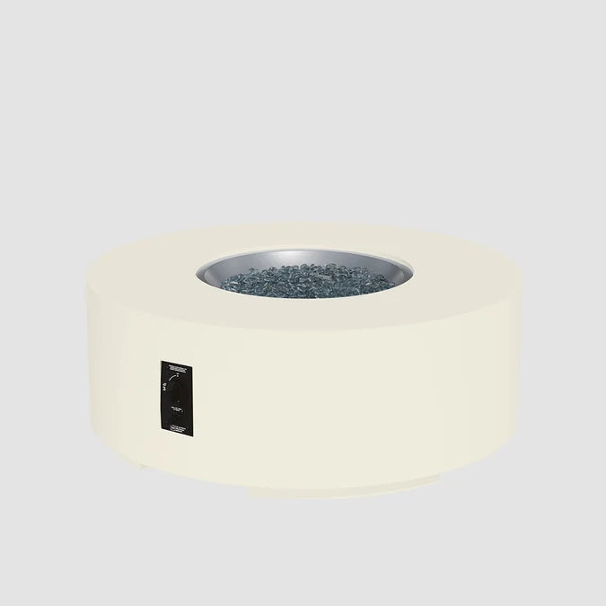 Outdoor GreatRoom Cove Concrete Round Gas Fire Pit Table – 36" to 72"