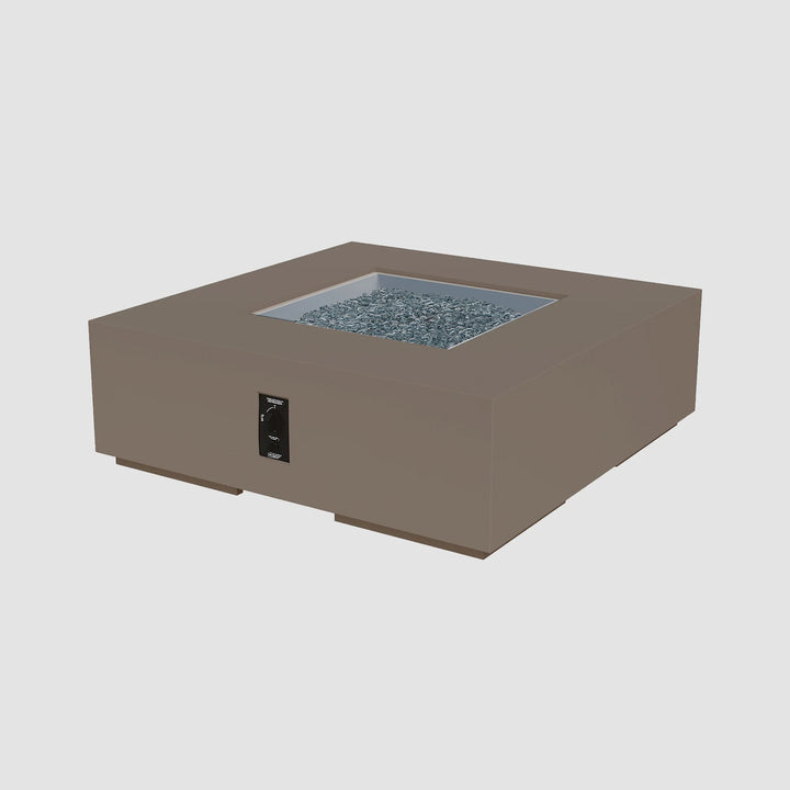 Cove 48" Square Gas Fire Pit with tank door
