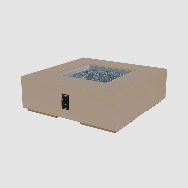 Cove 48" Square Gas Fire Pit with tank door