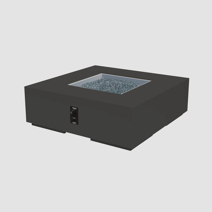 Cove 48" Square Gas Fire Pit with tank door