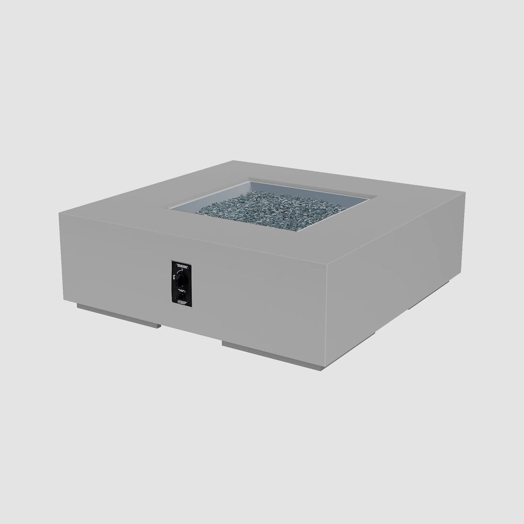 Cove 48" Square Gas Fire Pit with tank door