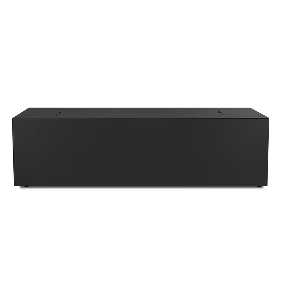 Real Flame 72-Inch Rectangular Aluminum Natural Gas Fire Pit Table – Charcoal