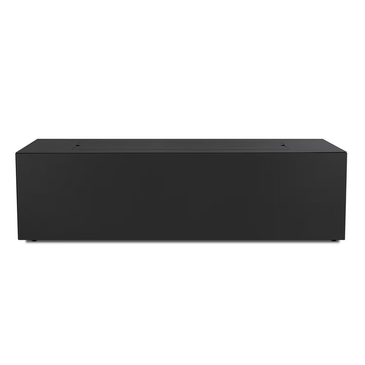 Real Flame 72-Inch Rectangular Aluminum Natural Gas Fire Pit Table – Charcoal