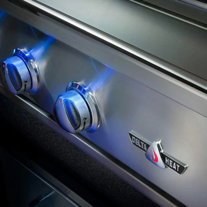 Delta Heat 38-Inch 3-Burner Built-In Grill with Infrared Rotisserie Burner