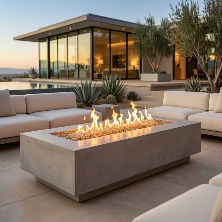 Outdoor Greatroom - White Cove 54" Fire Pit Table