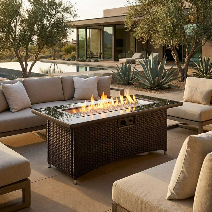 Outdoor Greatroom - Balsam Montego Linear Gas Fire Pit Table
