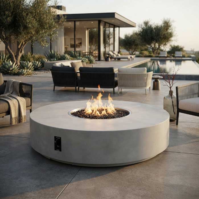 Cove 72" Round Gas Fire Pit