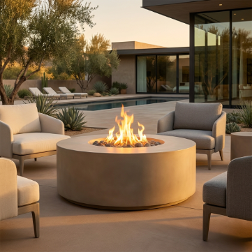 Archpot Manhattan Cylinder Fire Table
