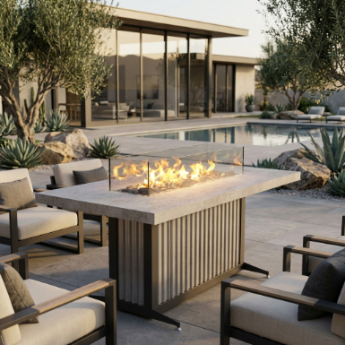 Cooke Santa Monica Fire Pit Table