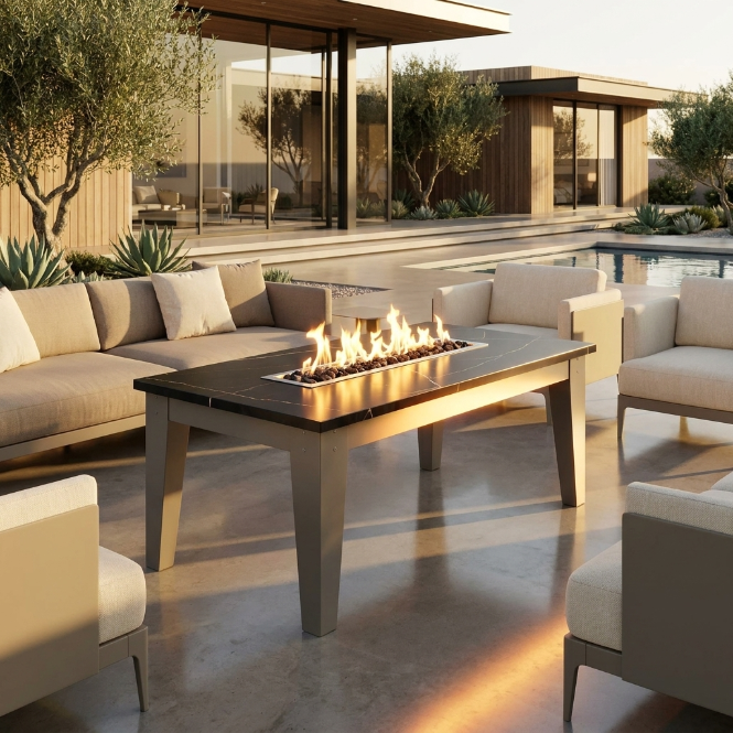 COOKE Laguna Fire Pit Table