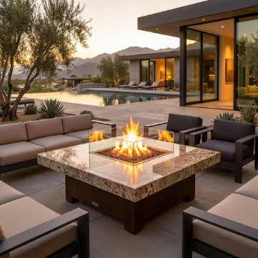 COOKE Balboa Fire Pit Table