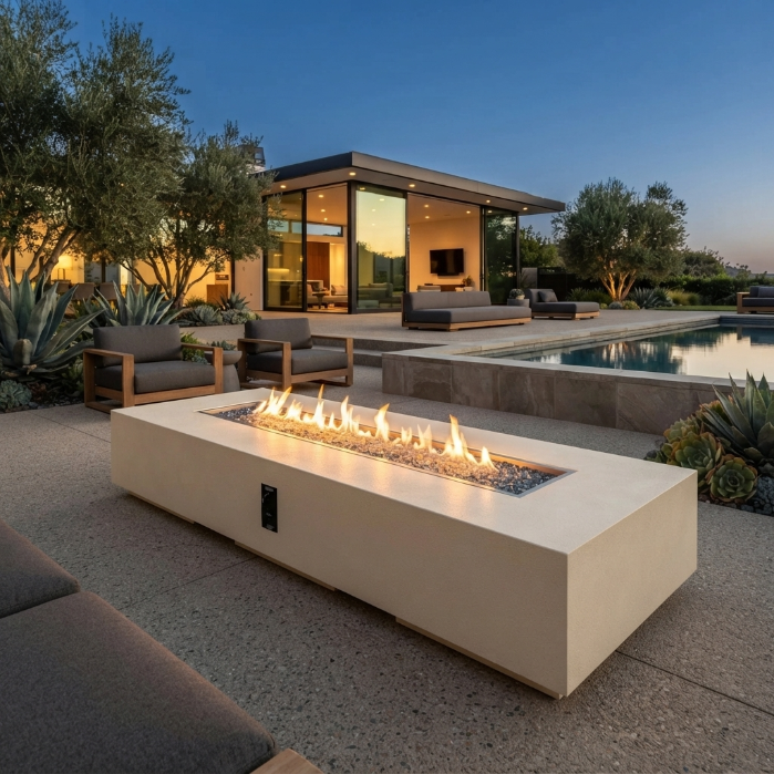 Cove 96" Linear Gas Fire Pit