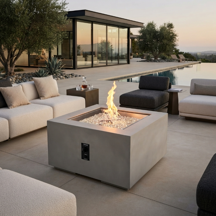 Cove 36" Square Gas Fire Pit