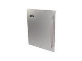 Perlick G5 Luxe ADA Stainless Steel Solid Door Panel with Knurled Handle – Left Hinge, Non-Locking