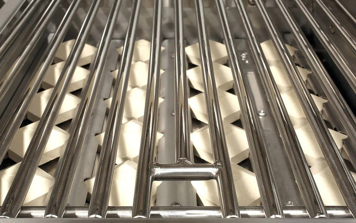 Alfresco 56'' Standard Grill On Refrigerated Base Dbl Side Burner - Light Green-Gloss