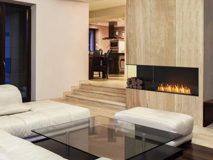 EcoSmart Fire Flex 104LC Left Corner Indoor/Outdoor Fireplace Insert - Ethanol Fuel