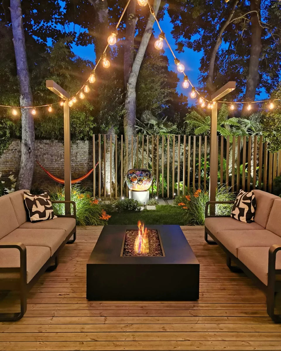 EcoSmart Fire Wharf 65 Fire Pit Table - Ethanol Fuel