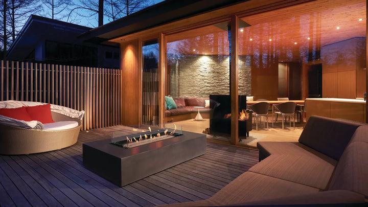 EcoSmart Fire Wharf 65 Fire Pit Table - Ethanol Fuel