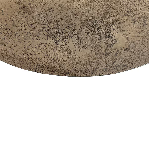 Outdoor GreatRoom Cirvalo 42" Round Gas Fire Pit Table – Fossil Brown Top & Brown Base