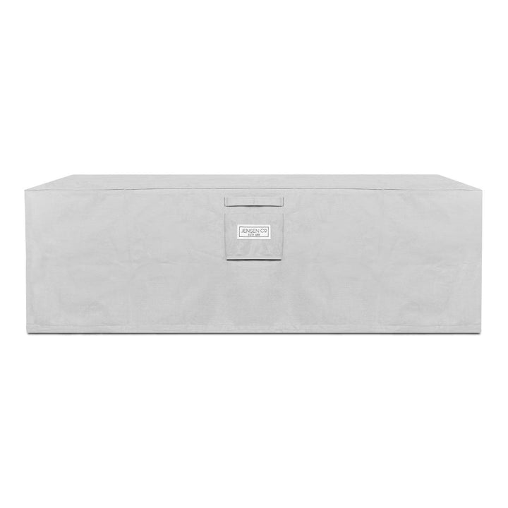 Real Flame 58-Inch Rectangular Aluminum Natural Gas Fire Pit Table – Charcoal