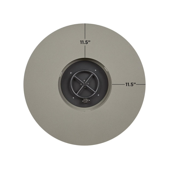 Real Flame 41-Inch Round Aluminum Propane Fire Pit Table