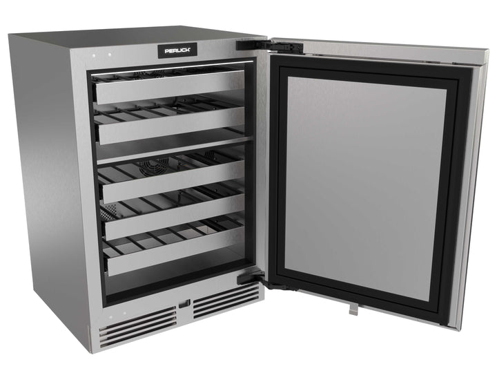 Perlick G5 Luxe 24" Dual-Zone Wine Reserve with Solid Door – Panel Ready