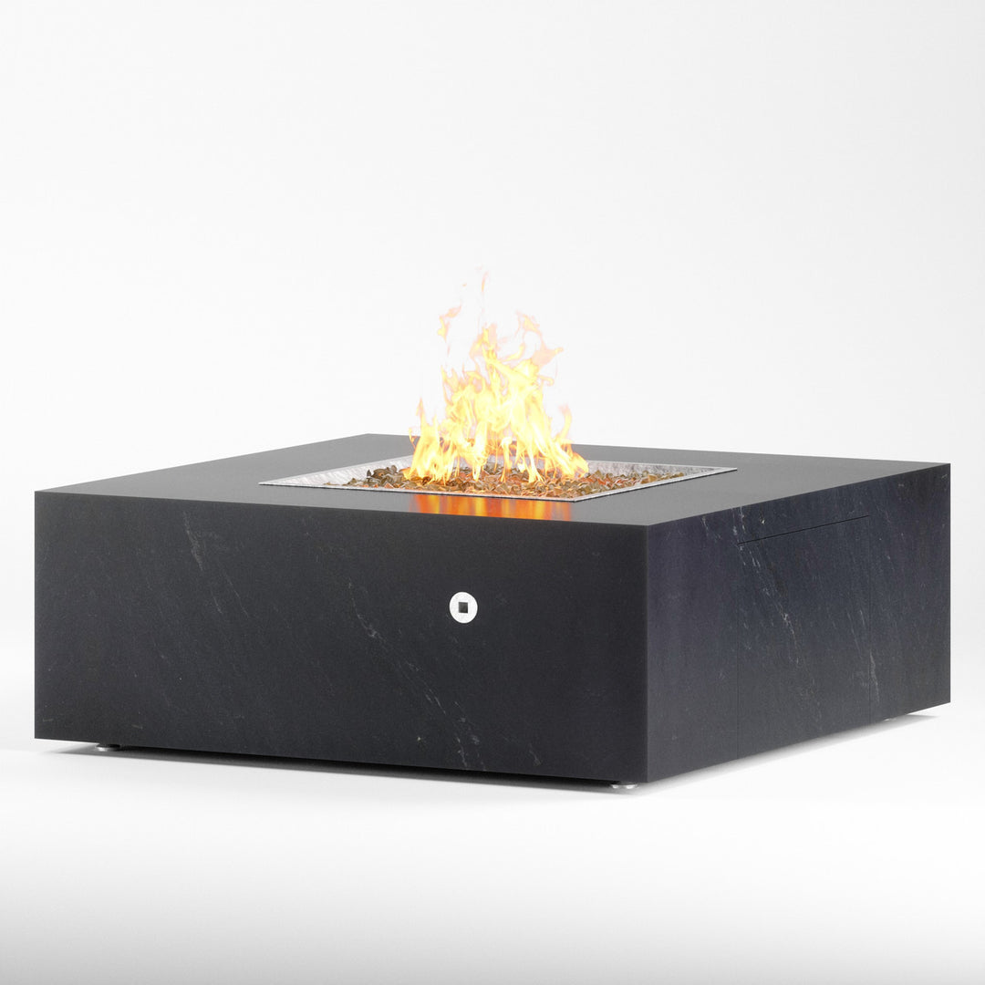 COOKE Famosa Fire Pit Table 48" x 48" x 18" - Stone Top