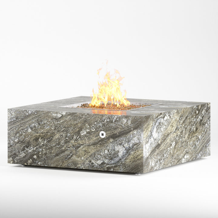 COOKE Famosa Fire Pit Table 48" x 48" x 18" - Stone Top