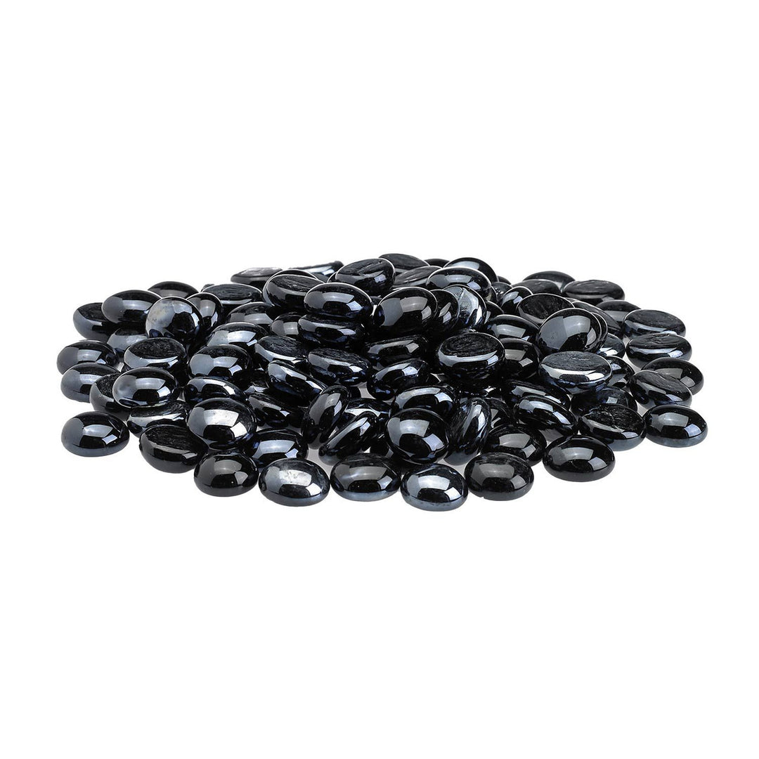 American Fire Glass 1/2-Inch Fire Glass Beads, 10-Pounds, Twilight Luster