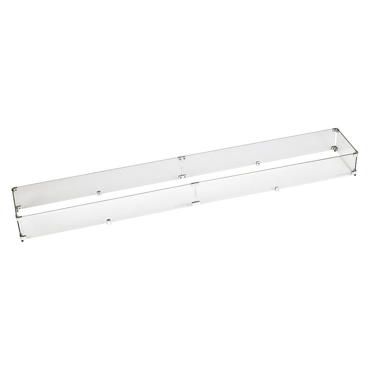 American Fire Glass Linear Glass Flame Guard For 72" X 6" Linear Drop-In Fire Pit Pan