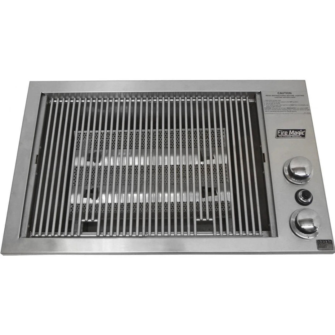 Fire Magic Legacy Deluxe Gourmet 24-Inch Built-In Propane Gas Countertop Grill 3C-S1S1P-A