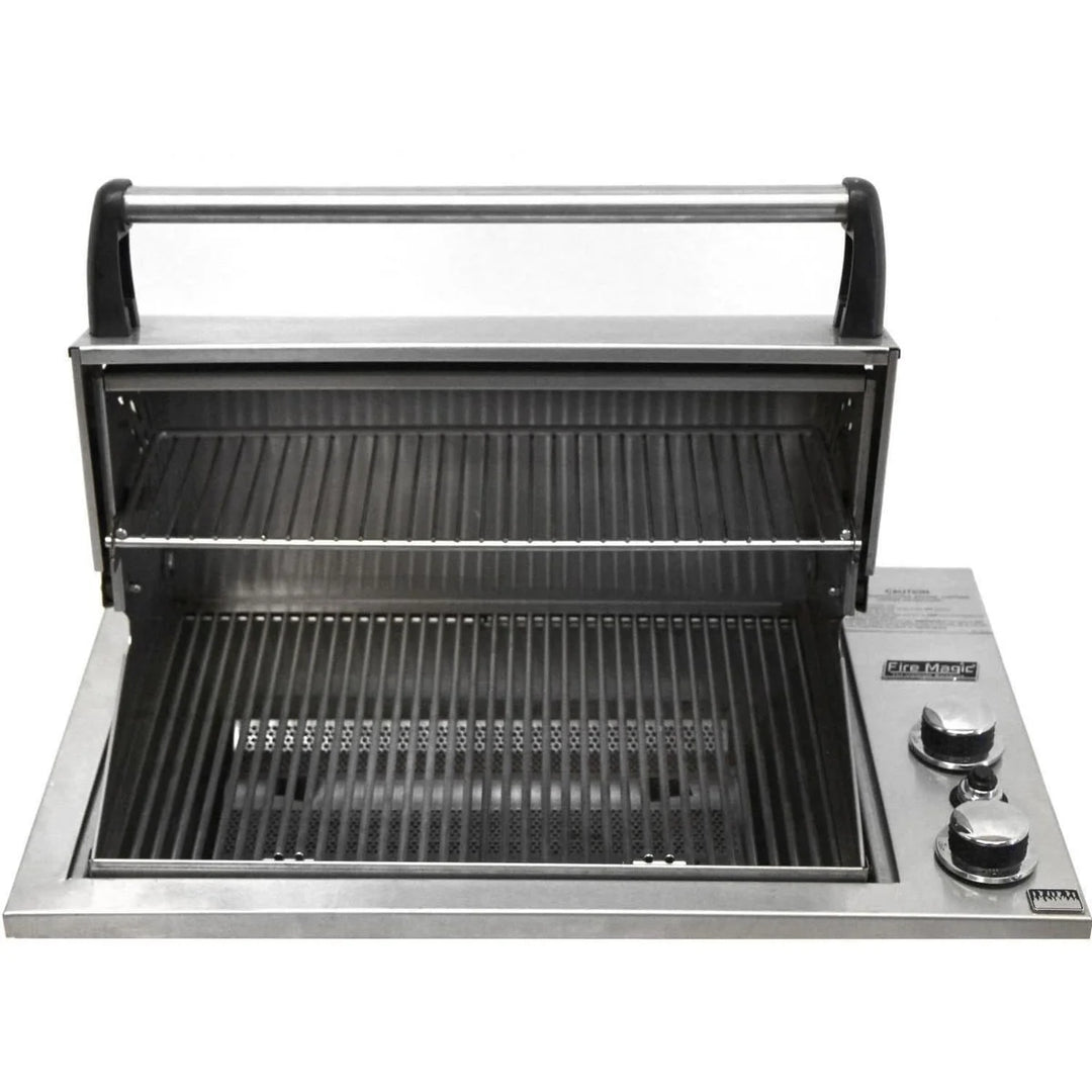 Fire Magic Legacy Deluxe Gourmet 24-Inch Built-In Propane Gas Countertop Grill 3C-S1S1P-A