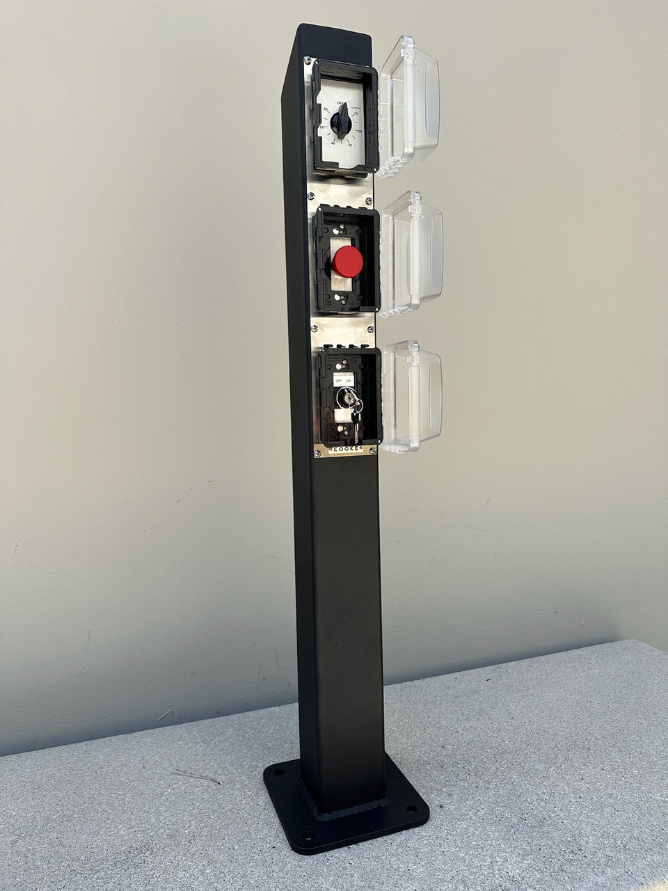 Outdoor Fire pit Timer Pedestal 