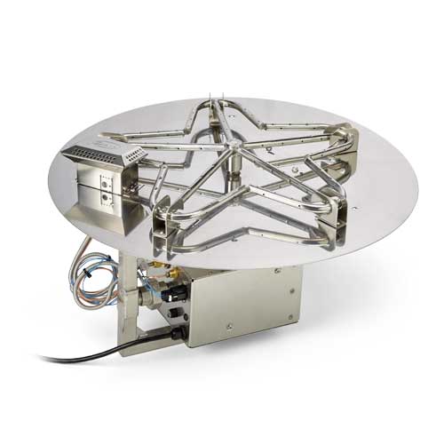 Hearth Products Controls - 24" Round Flat Pan Insert with Penta Burner- ST