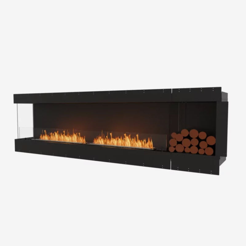 EcoSmart Fire Flex 104LC Left Corner Indoor/Outdoor Fireplace Insert - Ethanol Fuel