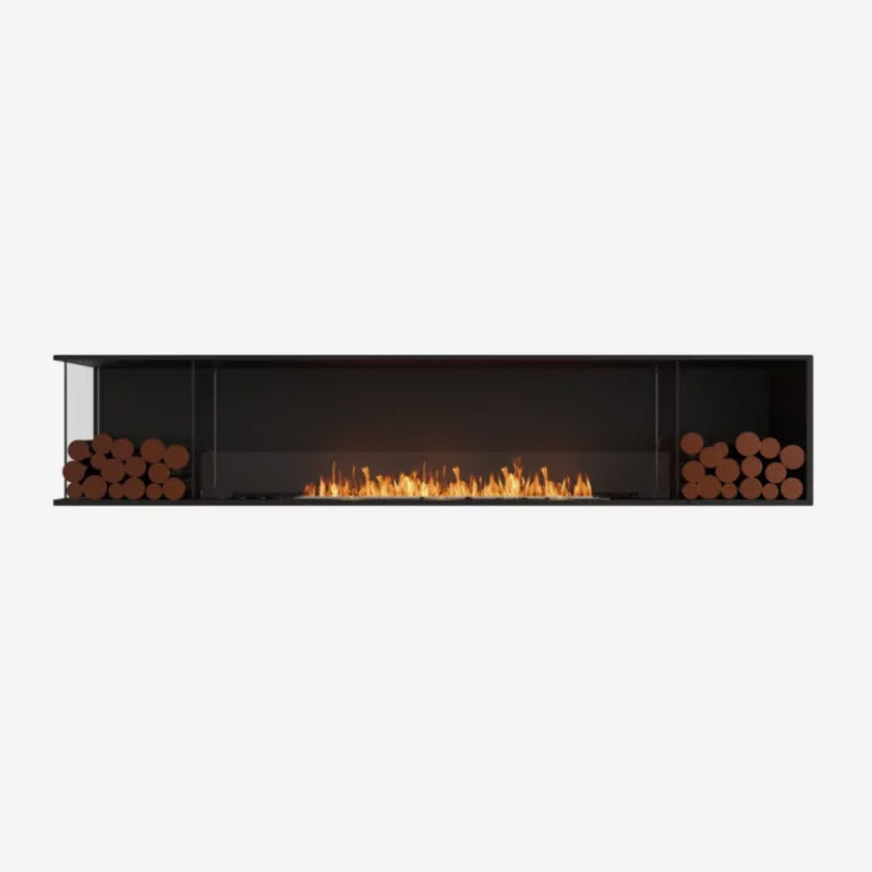 EcoSmart Fire Flex 104LC Left Corner Indoor/Outdoor Fireplace Insert - Ethanol Fuel