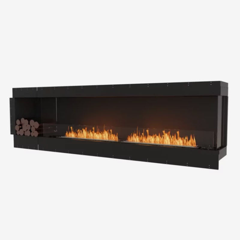 EcoSmart Fire Flex 104RC Right Corner Indoor/Outdoor Fireplace Insert - Ethanol Fuel