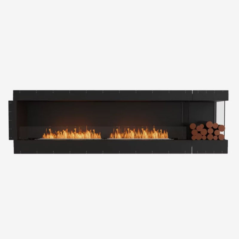 EcoSmart Fire Flex 104RC Right Corner Indoor/Outdoor Fireplace Insert - Ethanol Fuel