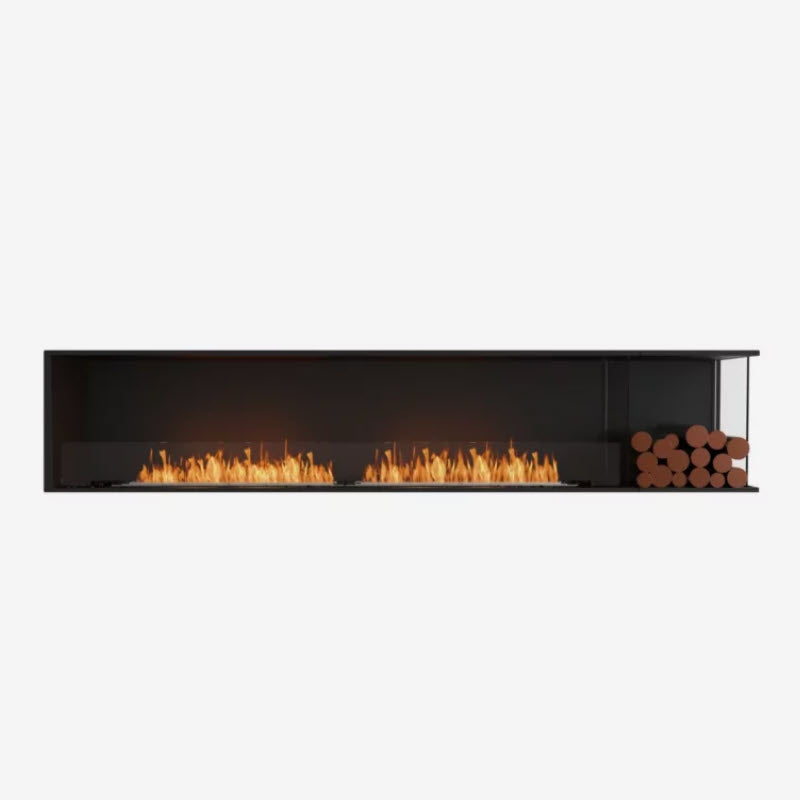 EcoSmart Fire Flex 104RC Right Corner Indoor/Outdoor Fireplace Insert - Ethanol Fuel