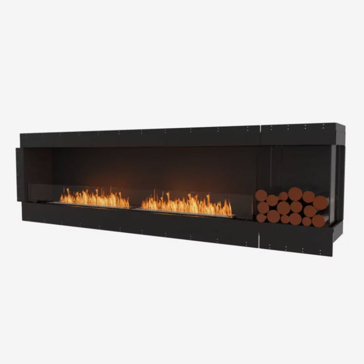 EcoSmart Fire Flex 104RC Right Corner Indoor/Outdoor Fireplace Insert - Ethanol Fuel