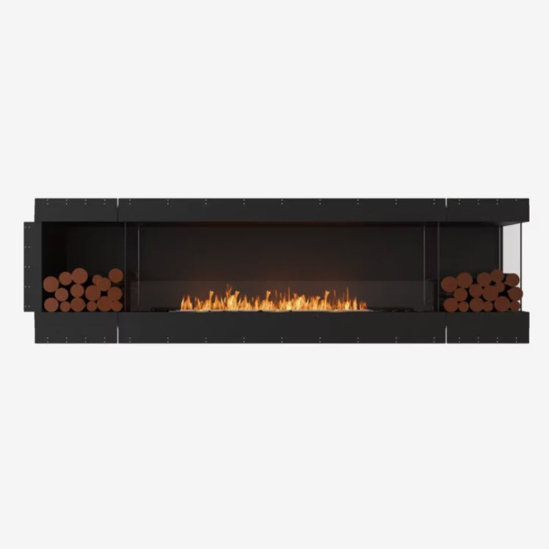 EcoSmart Fire Flex 104RC Right Corner Indoor/Outdoor Fireplace Insert - Ethanol Fuel