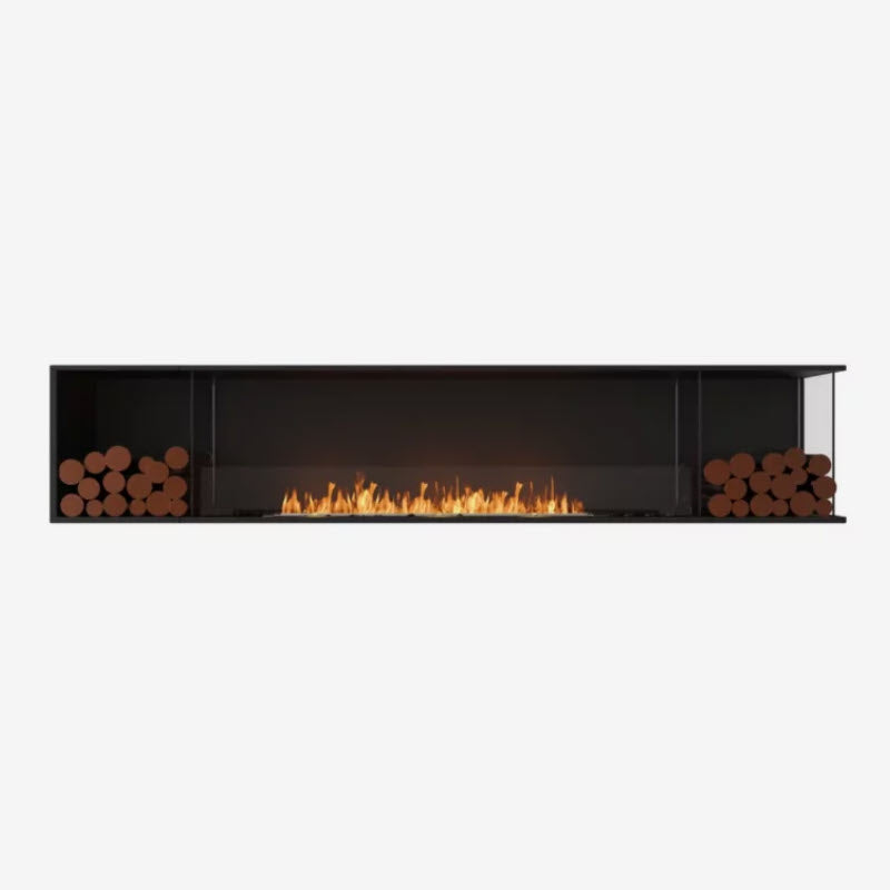 EcoSmart Fire Flex 104RC Right Corner Indoor/Outdoor Fireplace Insert - Ethanol Fuel
