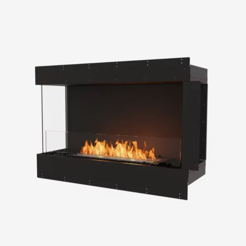EcoSmart Fire Flex 42LC Left Corner Indoor/Outdoor Fireplace Insert - Ethanol Fuel