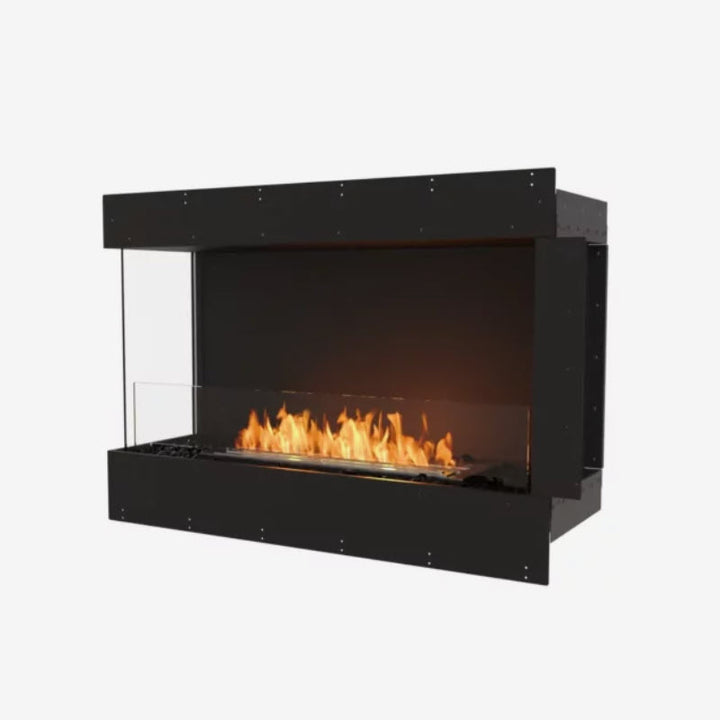 EcoSmart Fire Flex 42LC Left Corner Indoor/Outdoor Fireplace Insert - Ethanol Fuel