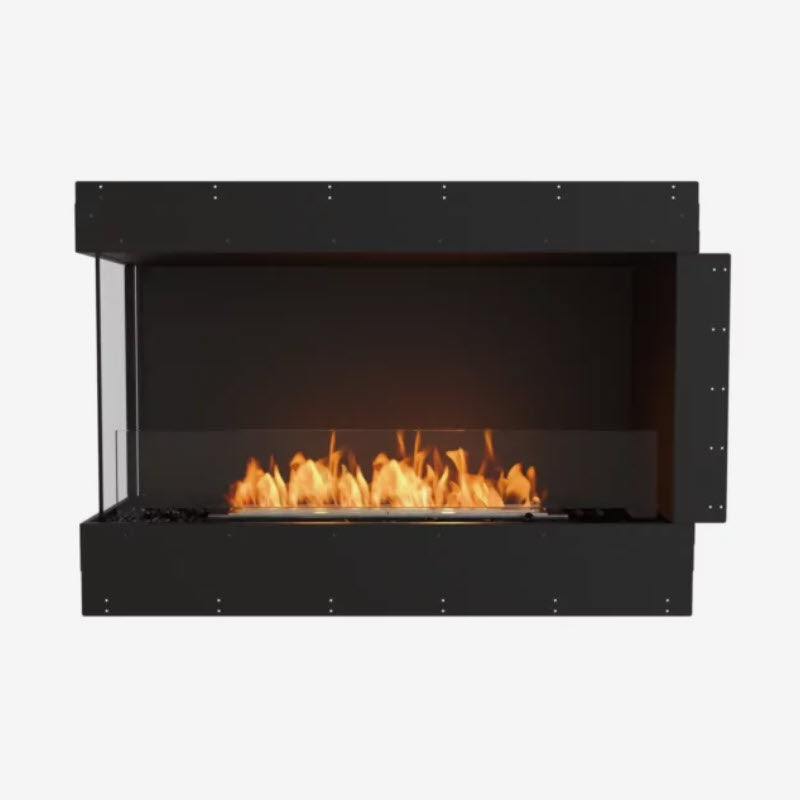 EcoSmart Fire Flex 42LC Left Corner Indoor/Outdoor Fireplace Insert - Ethanol Fuel